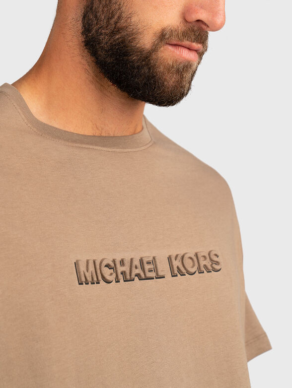 T-shirt with embossed logo - 4
