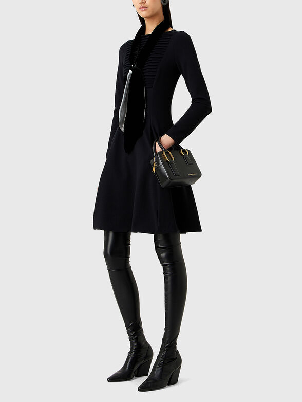 Black dress with long sleeves  - 4