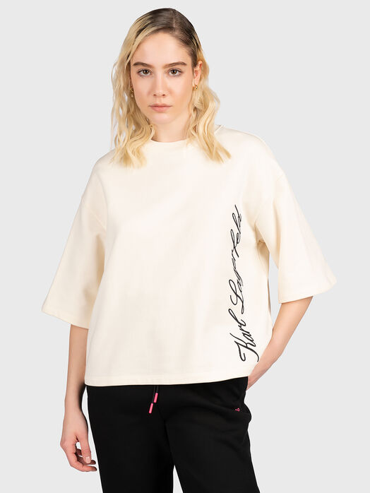 HOTEL KARL black sweatshirt with logo inscription