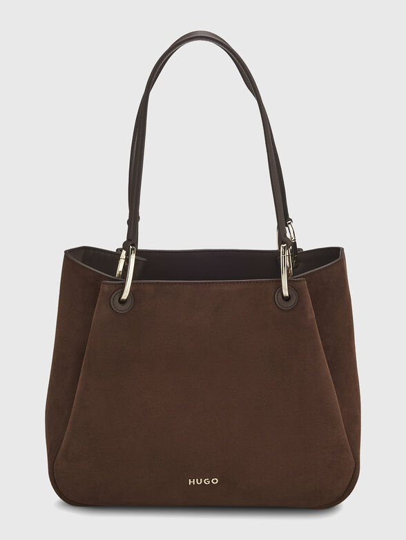Eco leather brown bag - 1