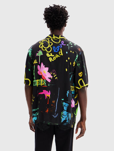 AUBREY shirt with multicolour print - 3