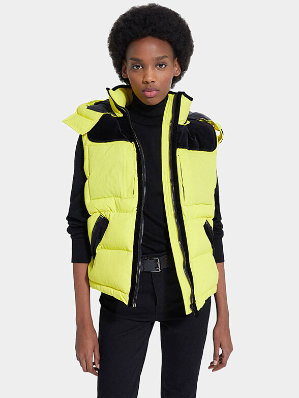 Padded hooded vest - 1