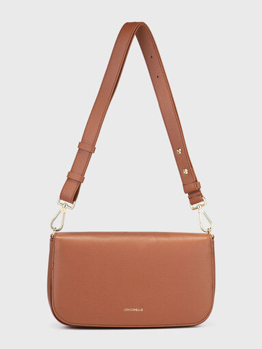 Leather bag with logo detail - 3