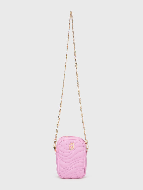 Mini crossbody bag in pink  - 2