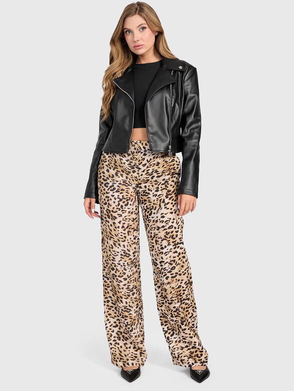 Short jacket with accent zipper - 2