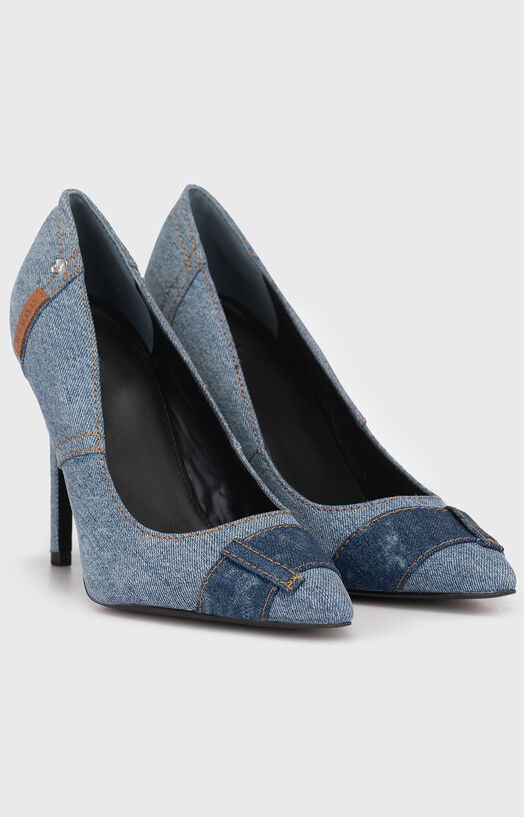 Heel Zapatos Diesel En Jeans AVEL Heeled Shoes With Denim