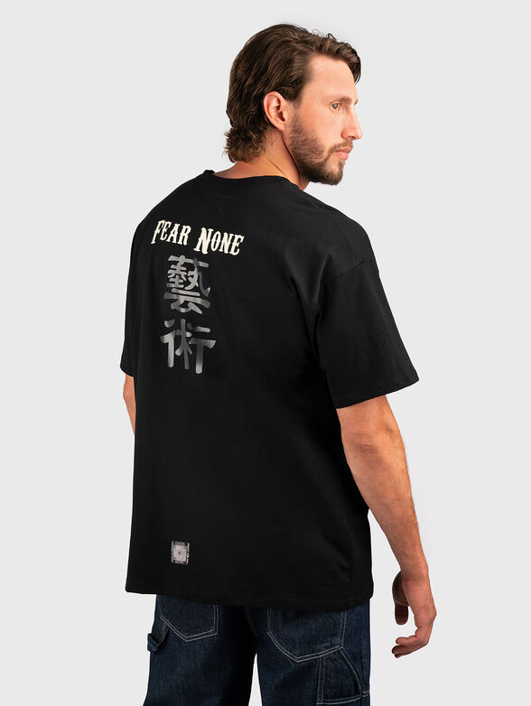 Oversized T-shirt with contrast print - 2