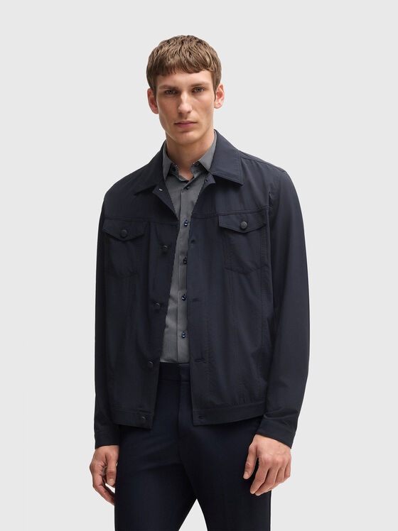 P-CARPER TR-WG-251F overshirt in washable stretch fabric - 1