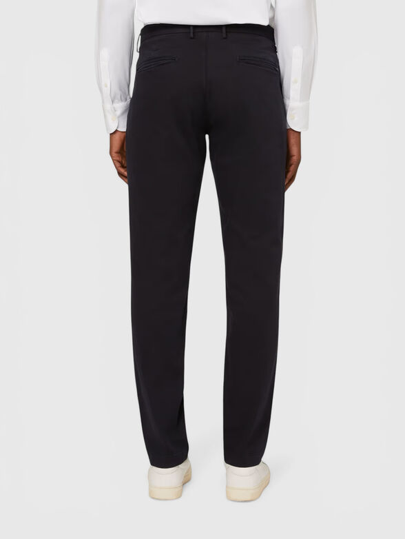 Slim-fit trousers in dark blue - 2