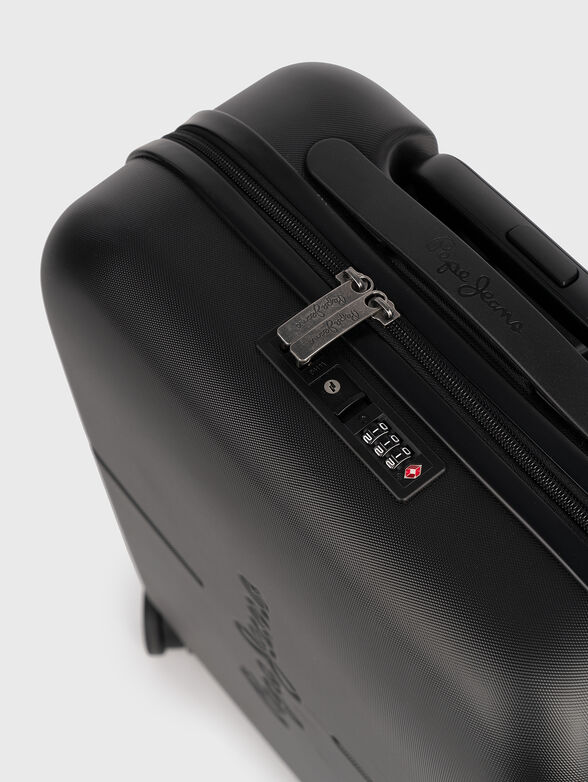 Black suitcase with logo  - 5