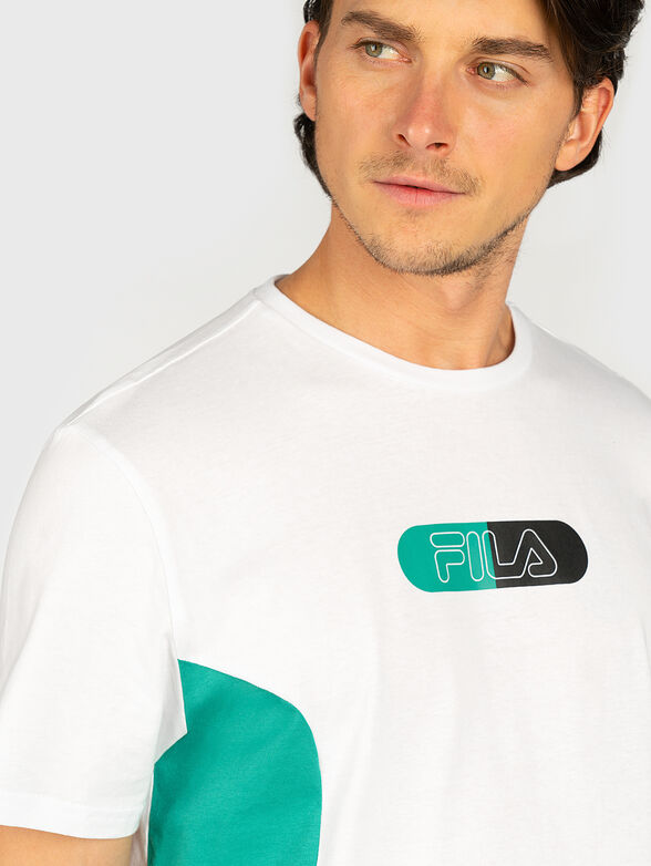 T-shirt with contrasting logo print - 3