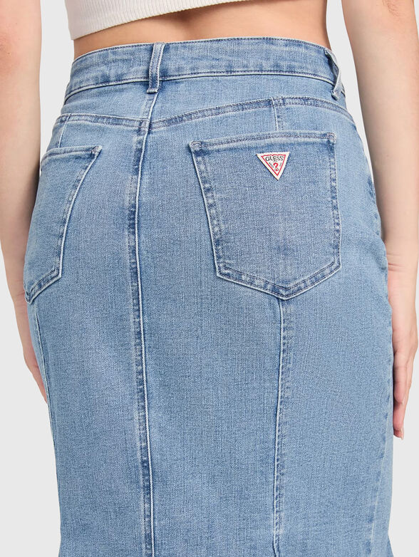 LIA midi denim skirt - 4