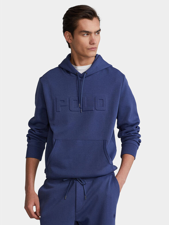 Sports sweatshirt with accent logo - 1