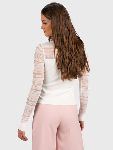 Sweater with embroidered logo detail - 3