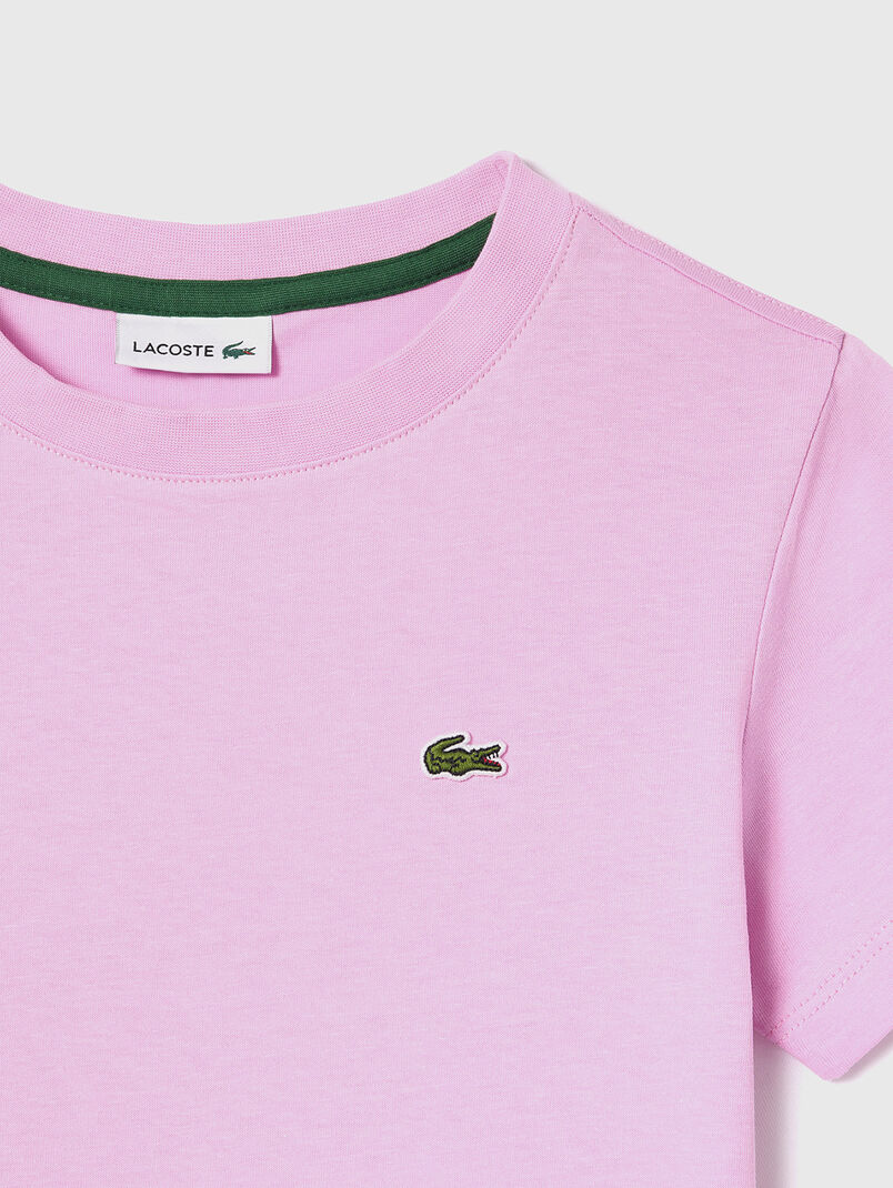 Cotton T-shirt with logo  - 3