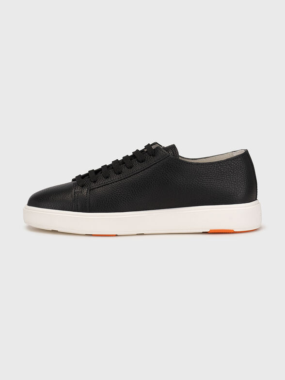 DAMPS black leather sport shoes - 4
