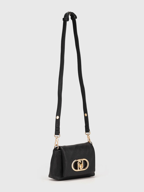 Crossbody bag with gold accents - 2