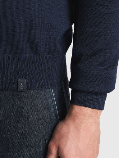 Polo shirt in wool - 5
