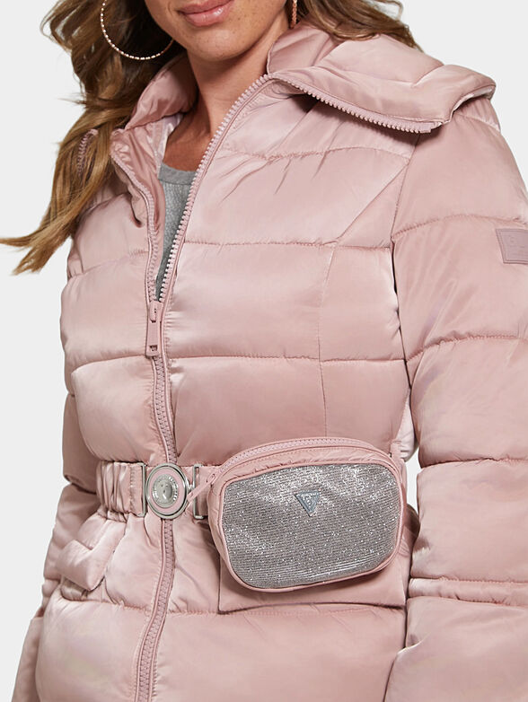 GLITZY padded black jacket   - 5