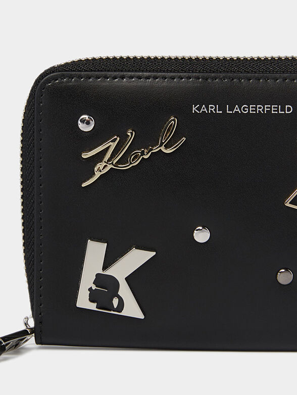 K/KARL SEVEN Black wallet - 4