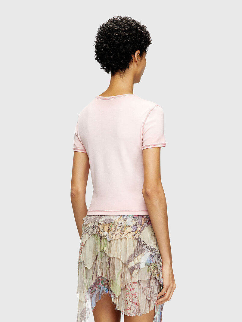 T-ELE beige T-shirt with washed effect - 3