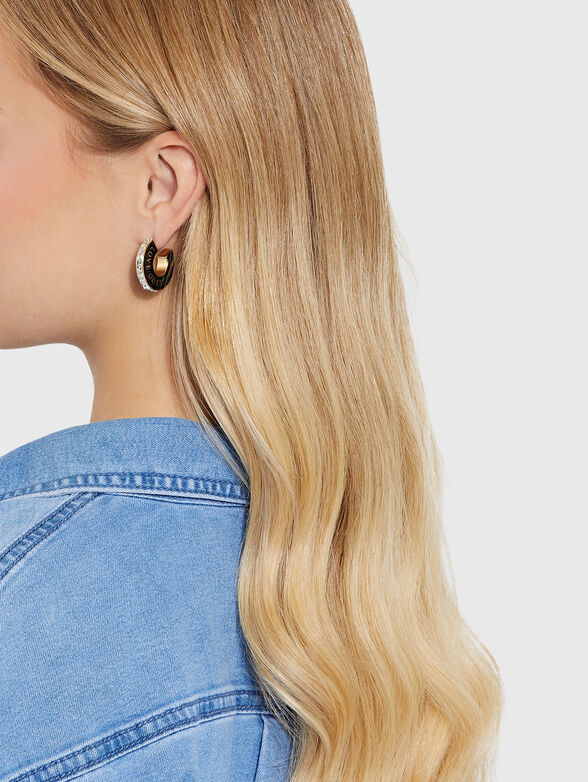 LOVE GUESS gold earrings - 2