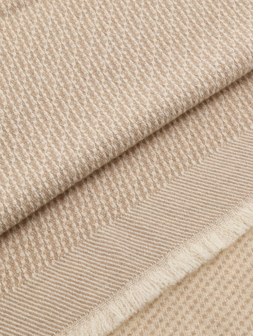 Jacquard wool scarf - 3