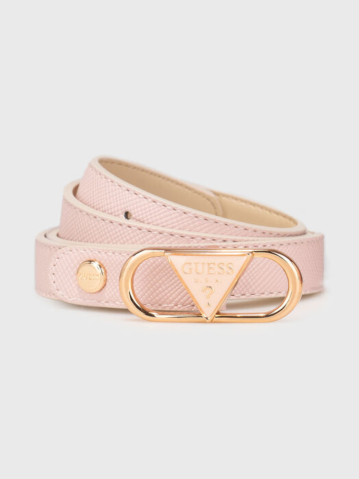 SERENOVA belt with saffiano effect