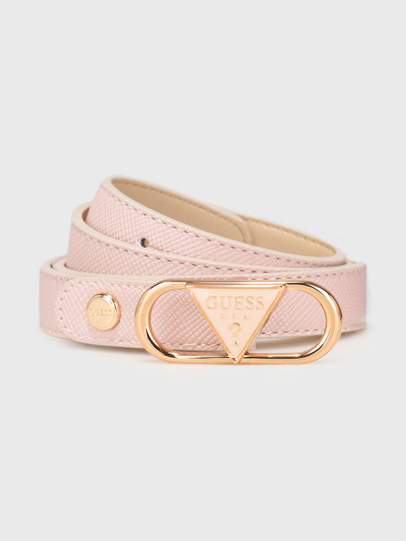 SERENOVA belt with saffiano effect - 1