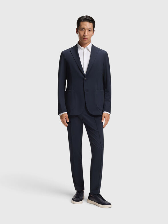 Slim-fit jacket in dark blue - 2