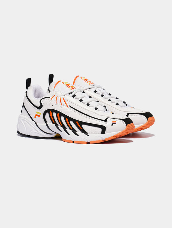 ADRENALINE White runners with orange details - 2
