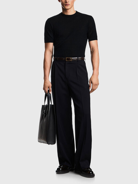 Short sleeved lyocell sweater - 2