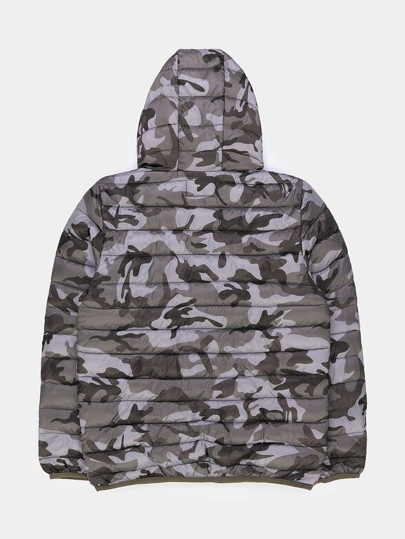 Jacket with camouflage print - 2