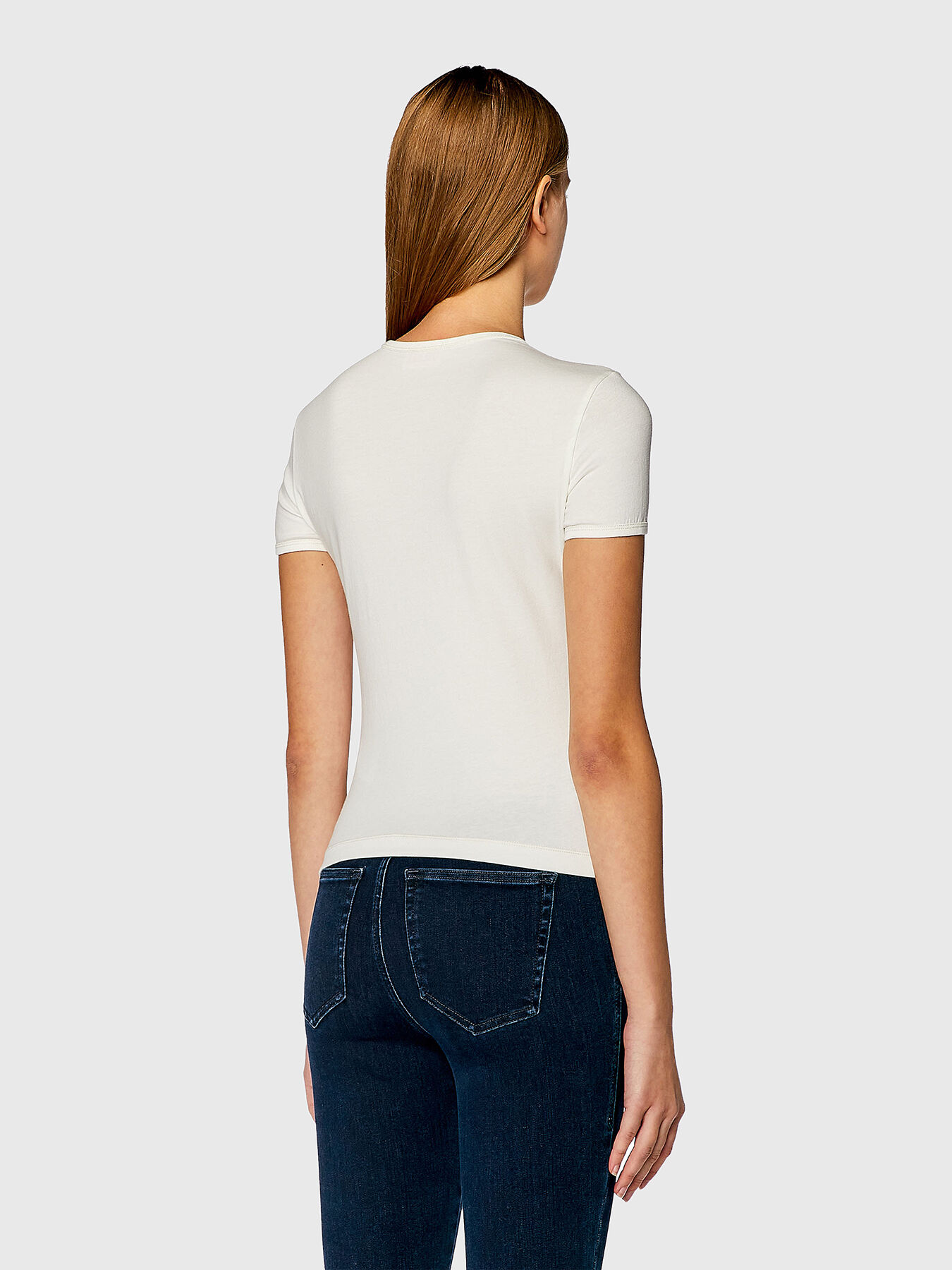 T-UNCUTIE-LONG-N18 T-shirt with print brand DIESEL