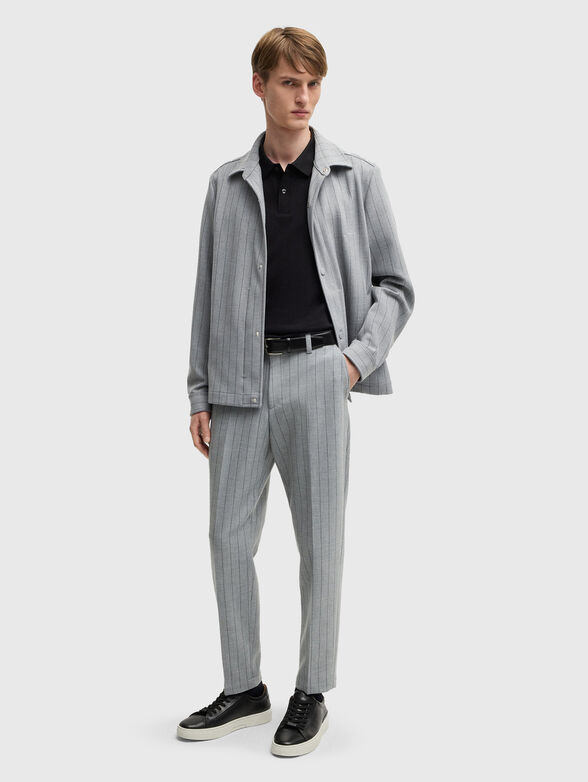 Striped shirt with logo - 2