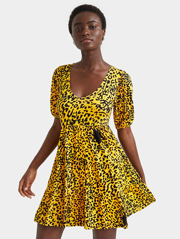 AKROM Dress with animal print - 1