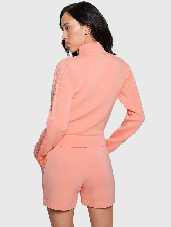 NEW ALLIE sweatshirt with zipper and logo straps - 3