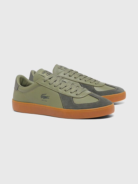 Leather shoes with logo detail - 3