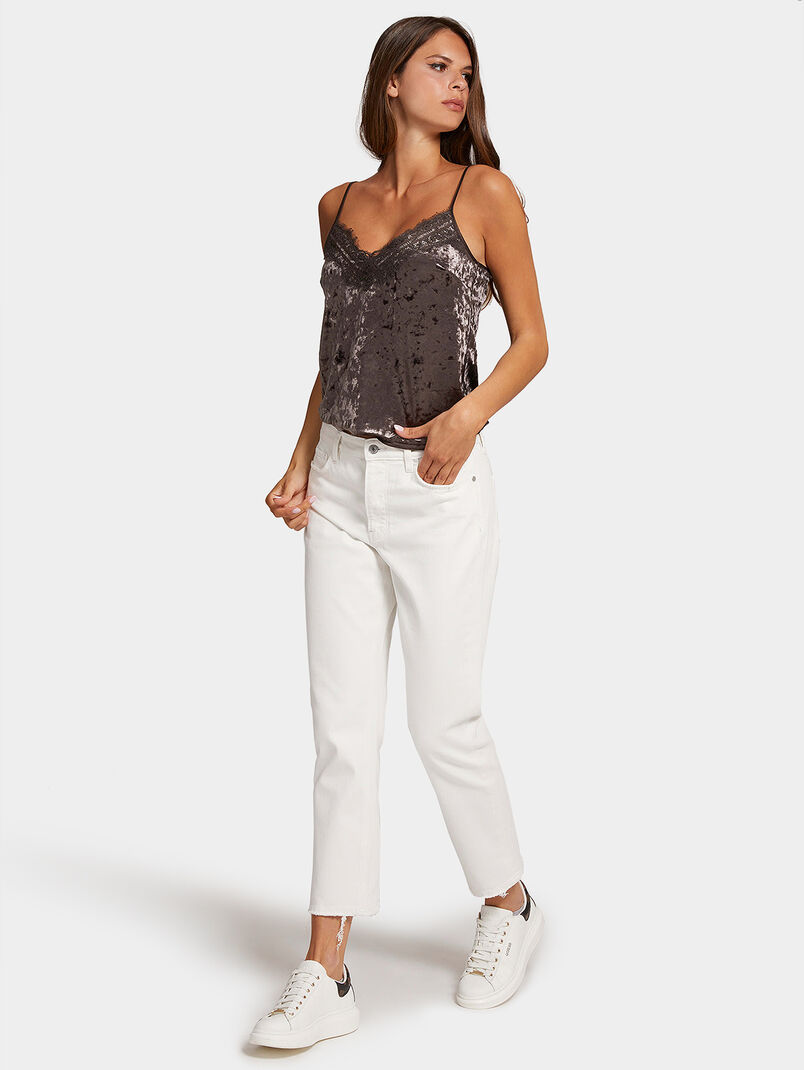 DEVA Velvet black tank top - 3