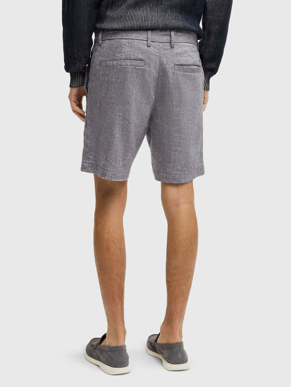 Linen shorts with ties - 2