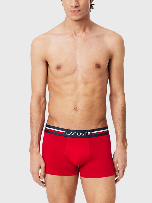 Set of three pairs of boxers with logo - 2