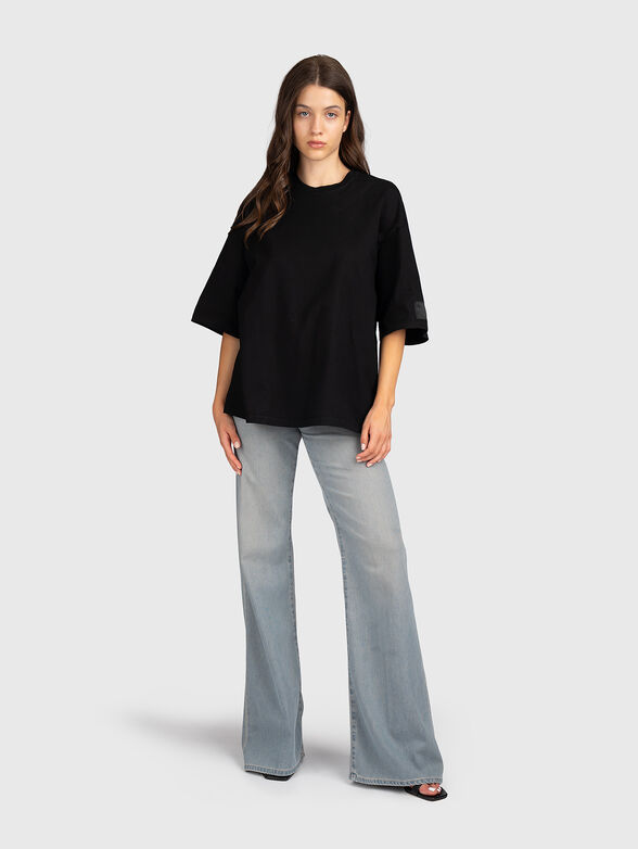 Oversized T-shirt in black - 2