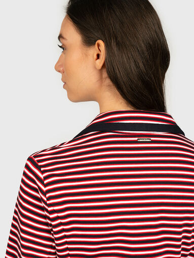 Striped jersey jacket - 4