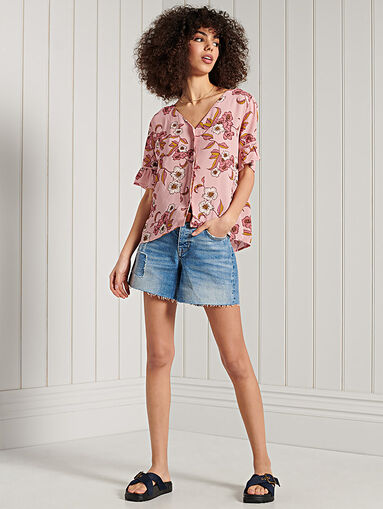 Blouse in black color - 4