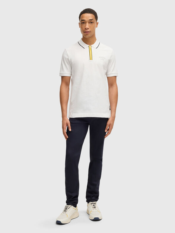 Polo shirt with short sleeves and logo - 2