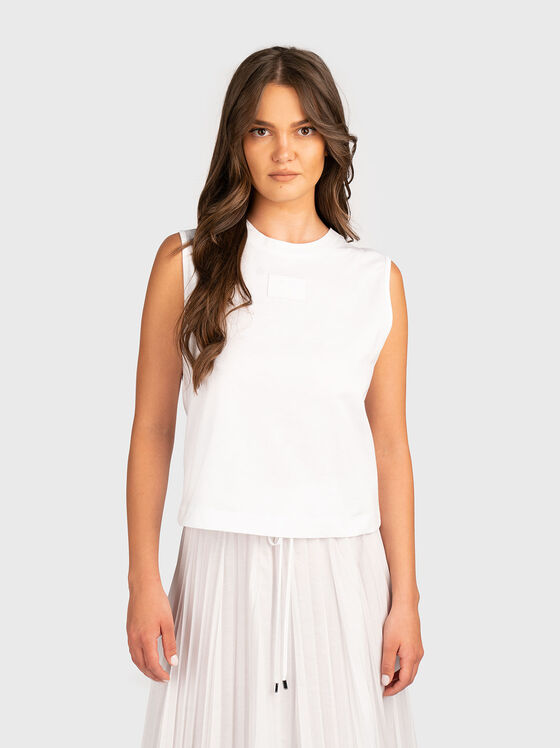 Cotton T-shirt with logo - 1