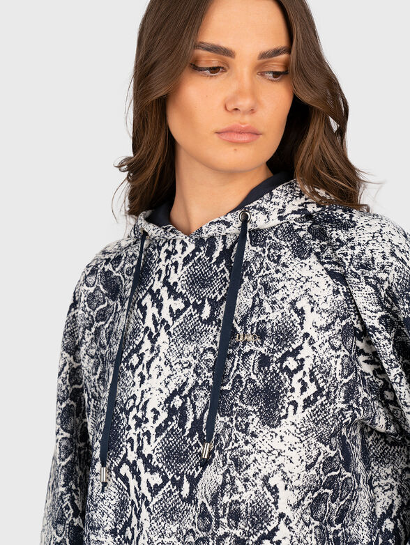 Snake print sweatshirt  - 4
