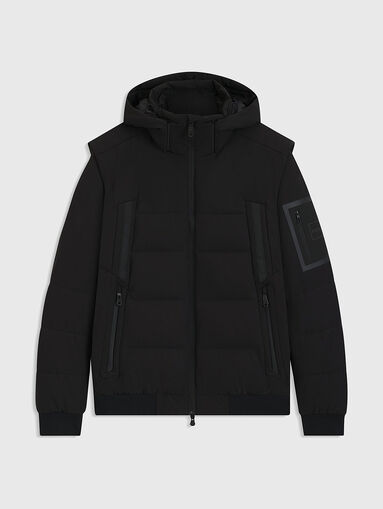 Hooded jacket with logo detail - 5