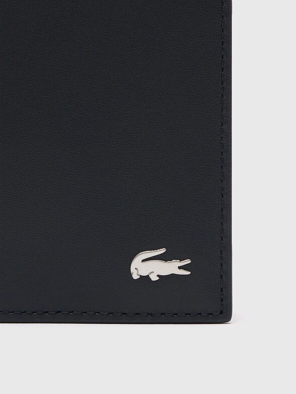 Set of black wallet and key ring - 3