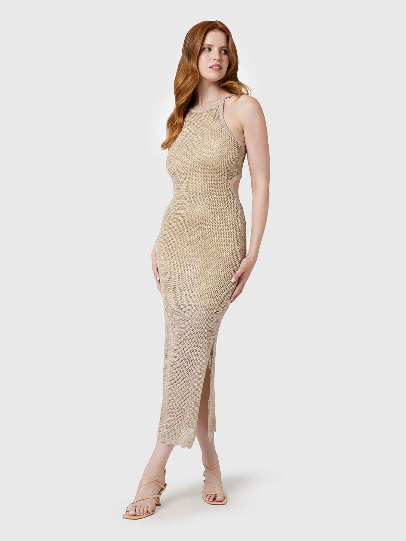 【saさん 専用】andmary lana body dress beige ANDMARY】Lana body dress